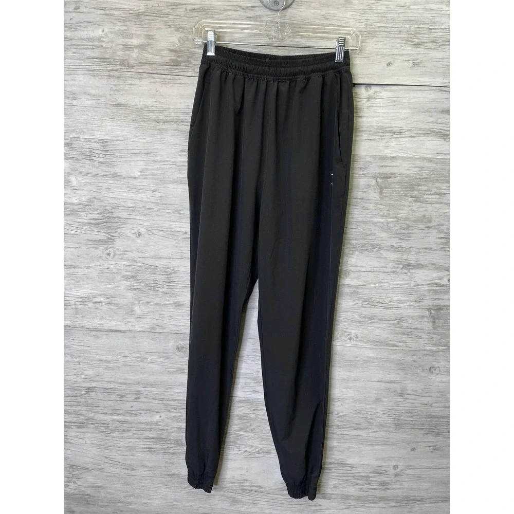 Gymshark Pants Mens Small Black Joggers Elastic Waist‎ Drawstring Pockets